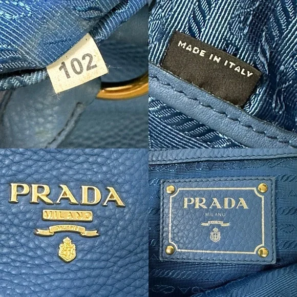 💯 Authentic Prada Two-Way Leather Tote Bag🍀 - Picture 10 of 17